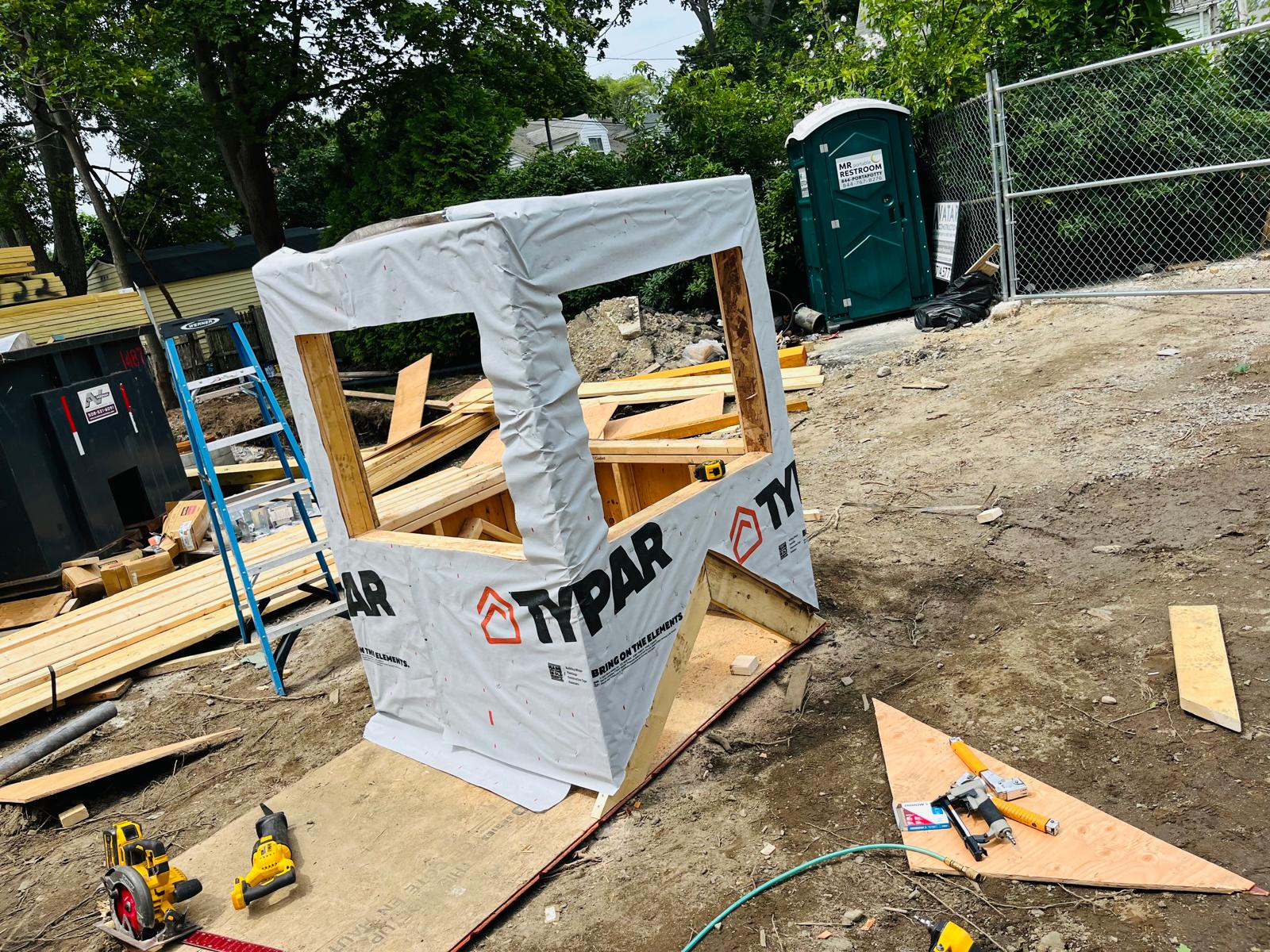 Dormer in progress