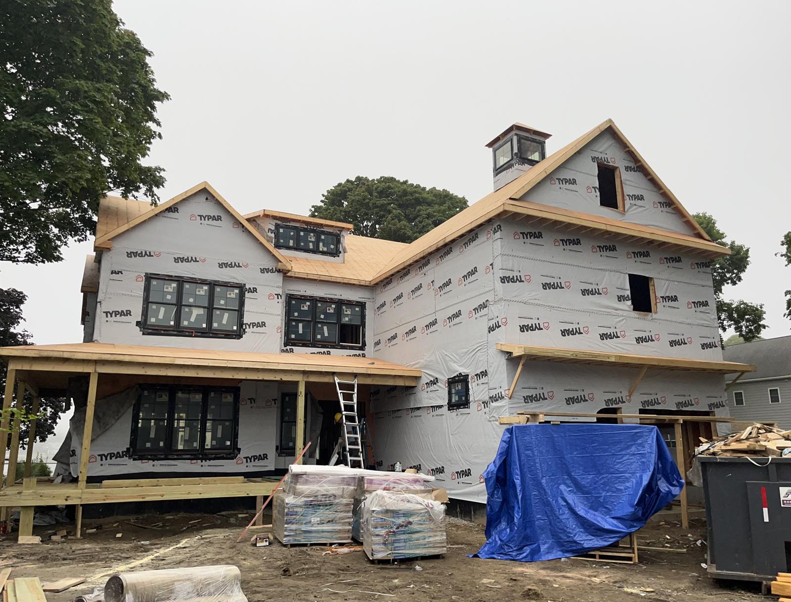 Wrap-around porch carpentry