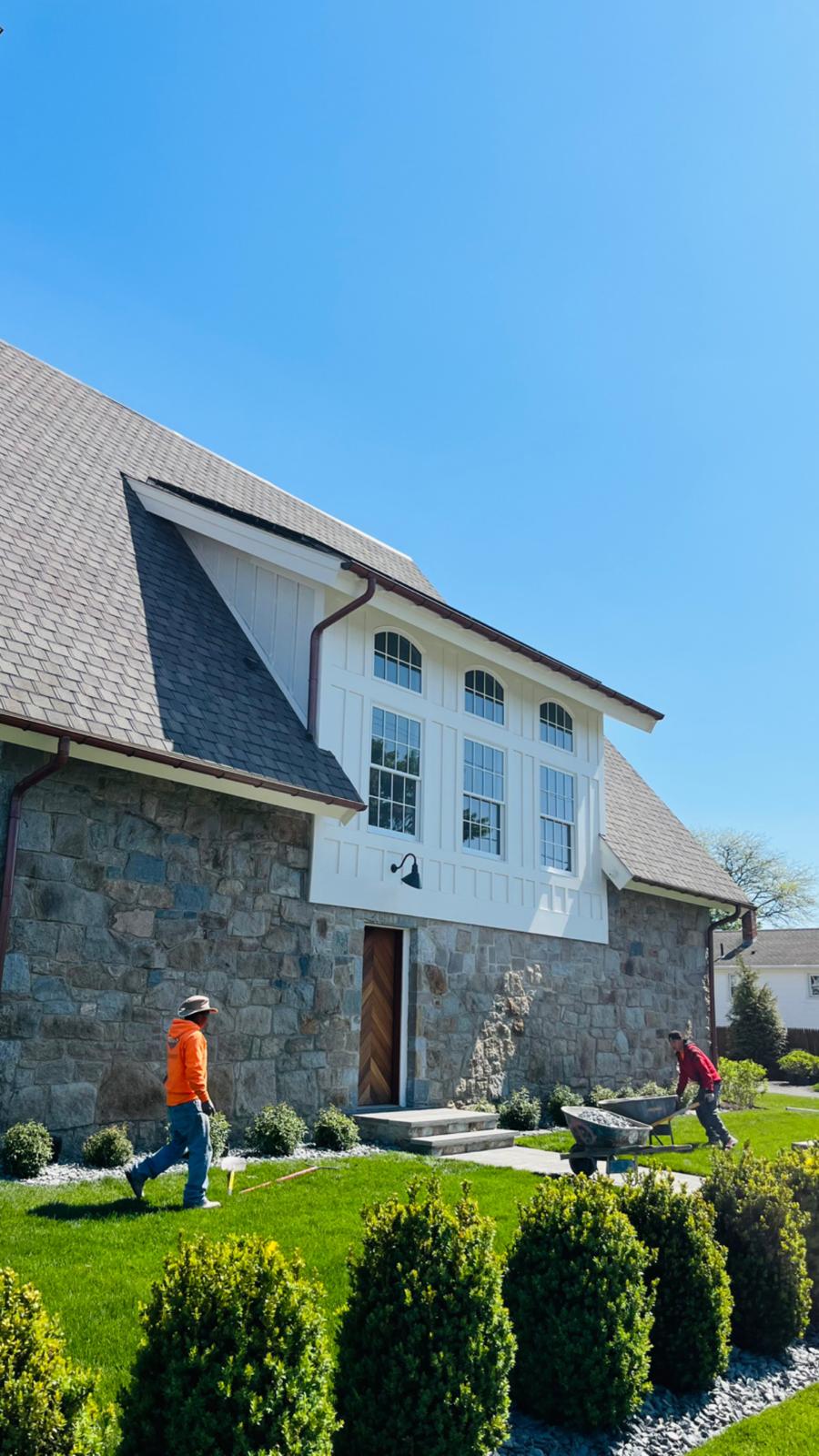 Stone facade